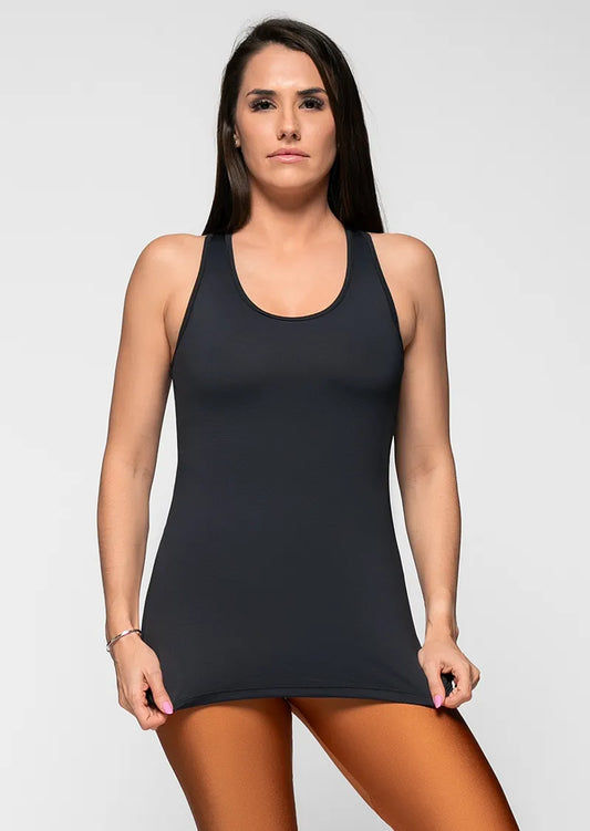 ESSENTIALS SINGLET EYE - BLACK