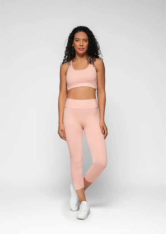 ESSENTIALS MID-CALF LEGGING YOGURT