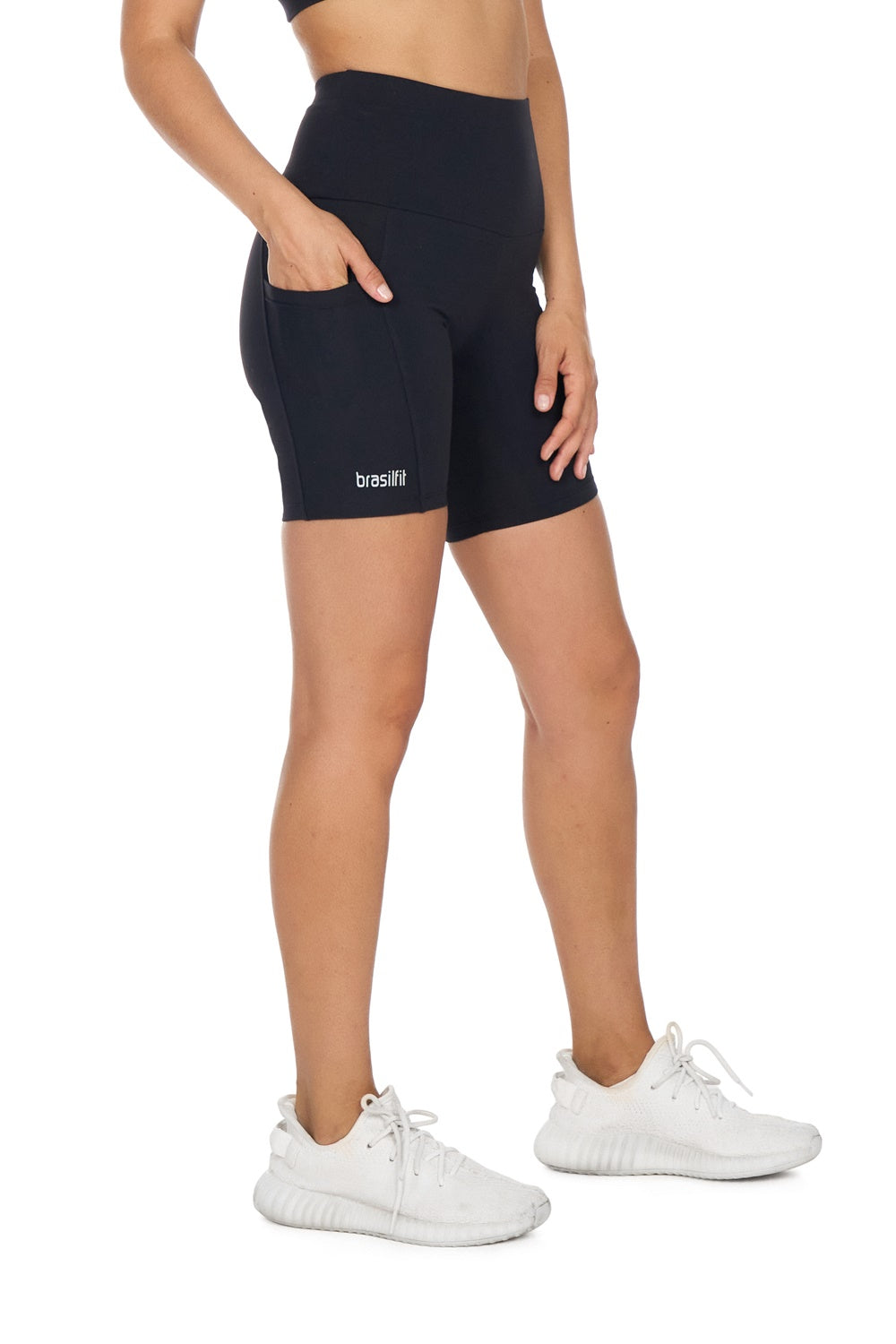 Black bike best sale shorts with pockets