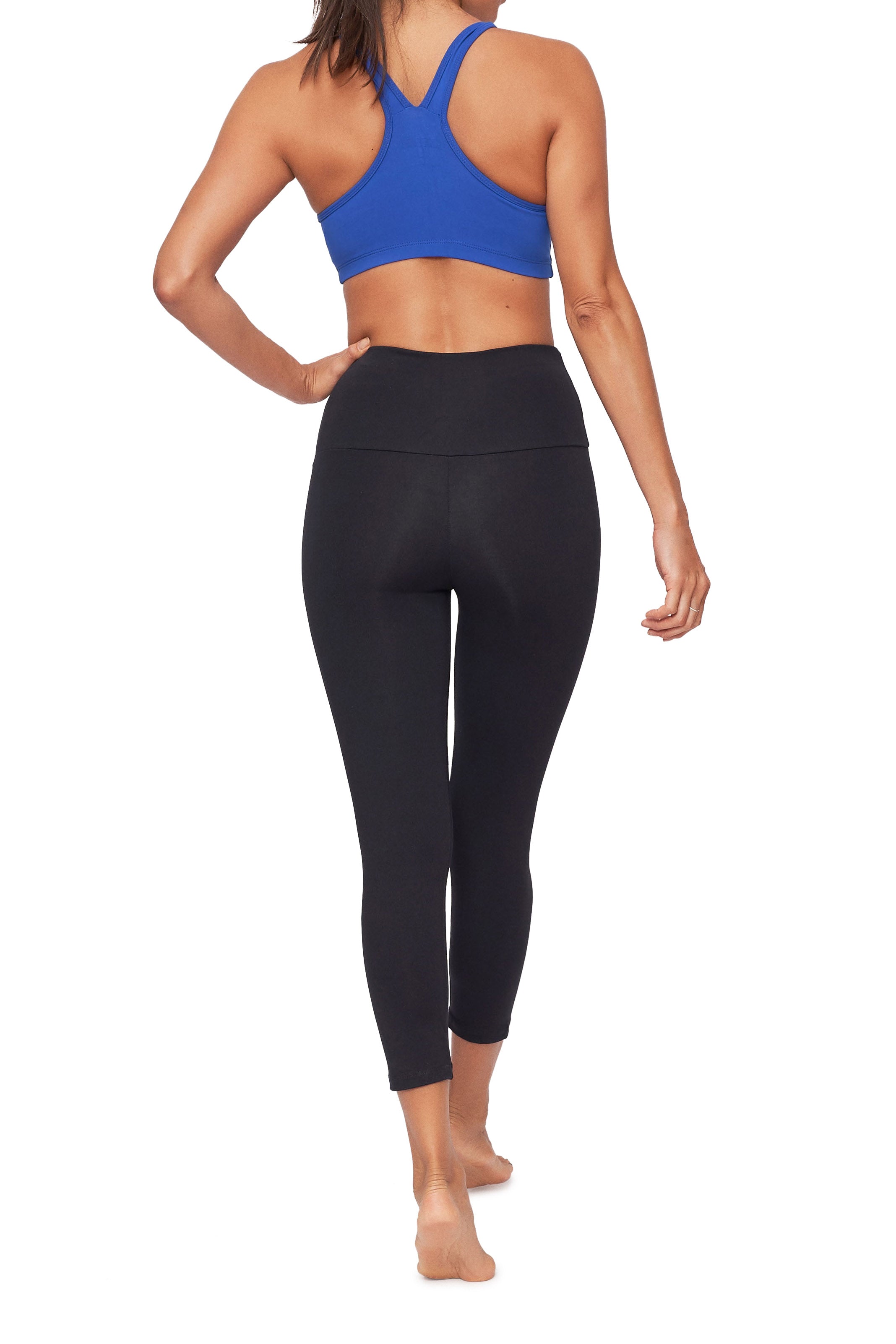 SJ Rainbow Collection High Waisted Butt Shaping Leggings (3/4 Mid-Calf – S  and J Luxury Fitness